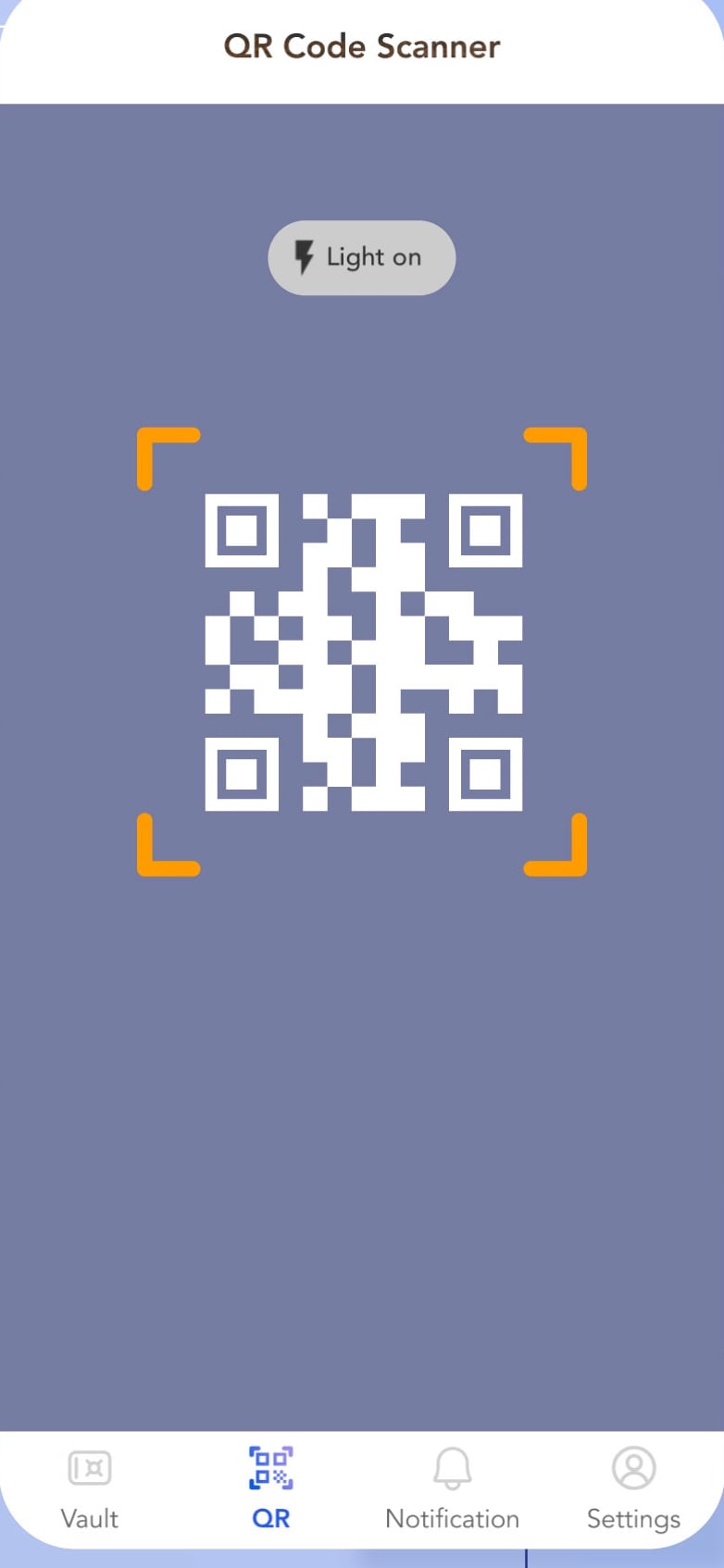 The ShareRing Me scanner, used to answer a verification request.
