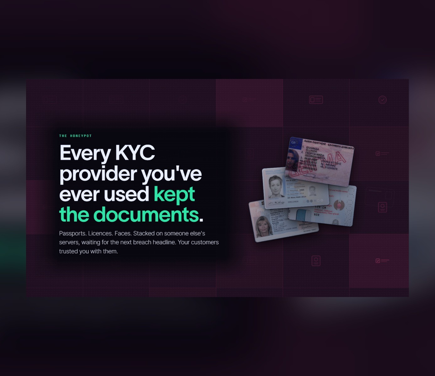 No-code identity verification with ShareRing Link: every KYC provider you have used kept the documents
